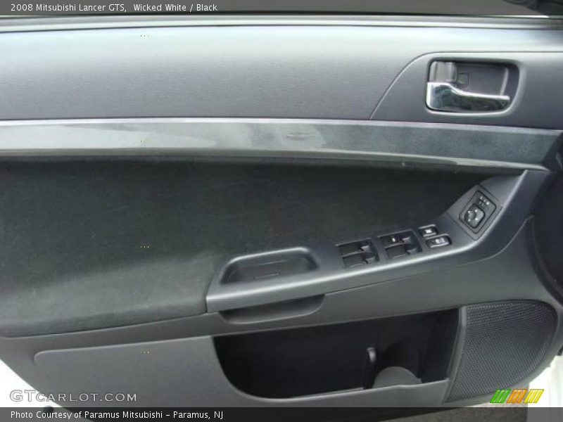 Wicked White / Black 2008 Mitsubishi Lancer GTS