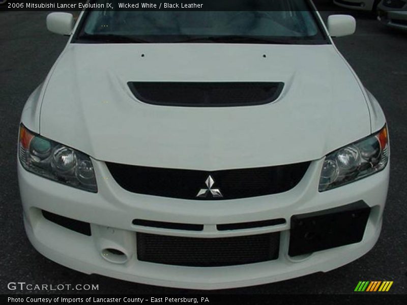 Wicked White / Black Leather 2006 Mitsubishi Lancer Evolution IX