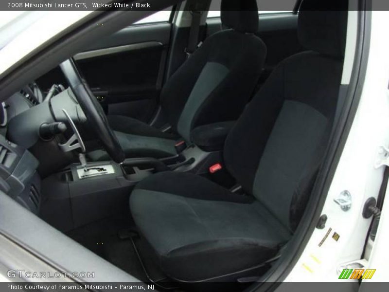 Wicked White / Black 2008 Mitsubishi Lancer GTS