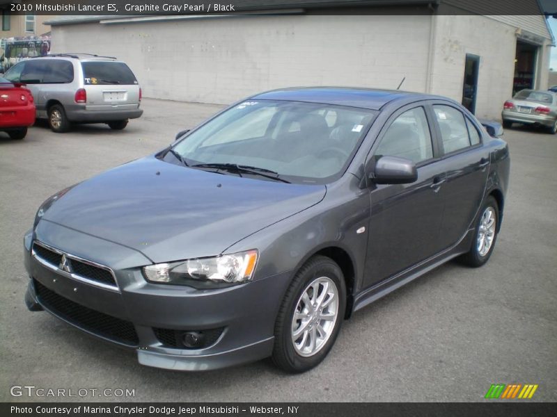 Front 3/4 View of 2010 Lancer ES