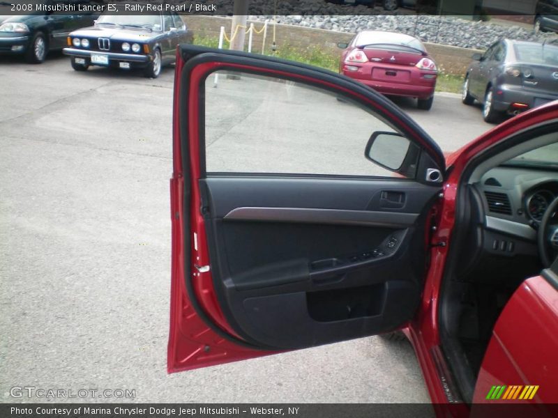 Rally Red Pearl / Black 2008 Mitsubishi Lancer ES
