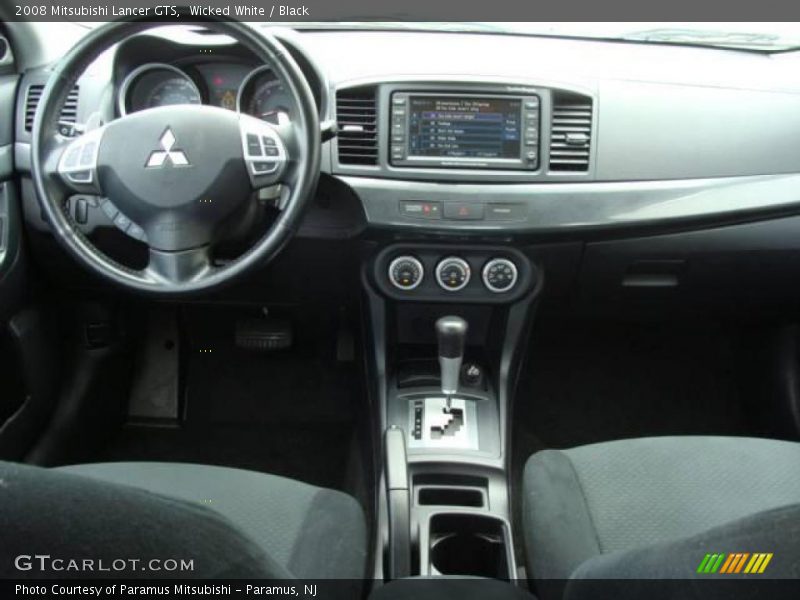 Wicked White / Black 2008 Mitsubishi Lancer GTS