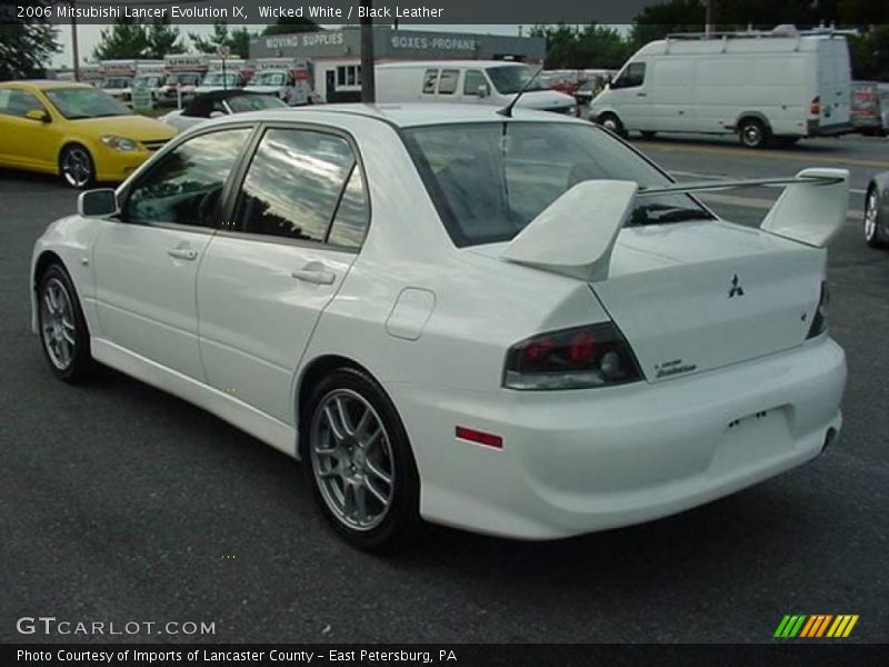  2006 Lancer Evolution IX Wicked White