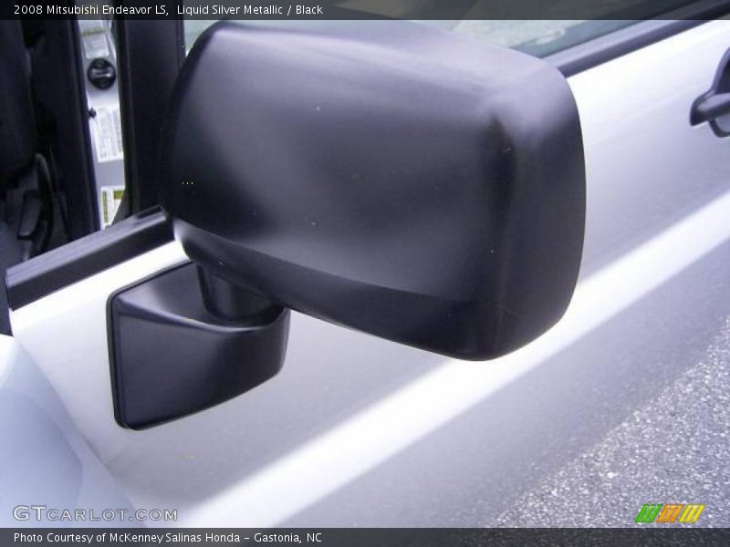 Liquid Silver Metallic / Black 2008 Mitsubishi Endeavor LS