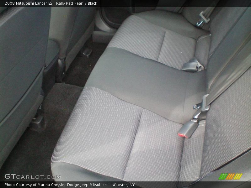 Rally Red Pearl / Black 2008 Mitsubishi Lancer ES