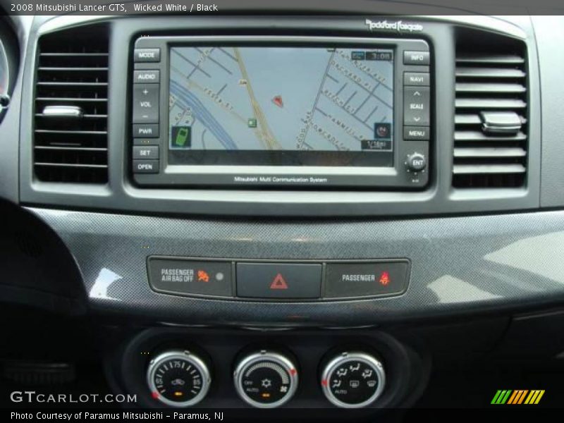 Wicked White / Black 2008 Mitsubishi Lancer GTS