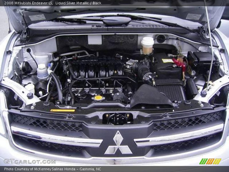 Liquid Silver Metallic / Black 2008 Mitsubishi Endeavor LS