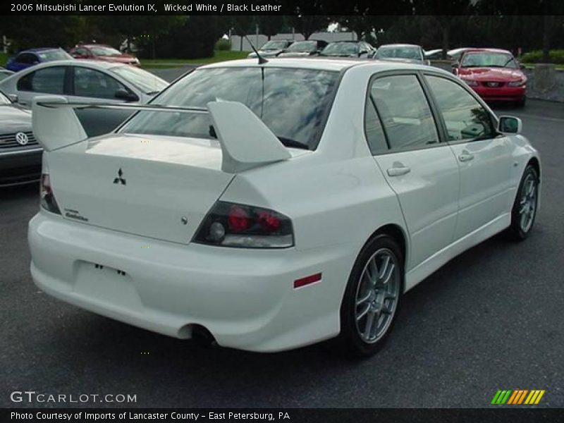 Wicked White / Black Leather 2006 Mitsubishi Lancer Evolution IX