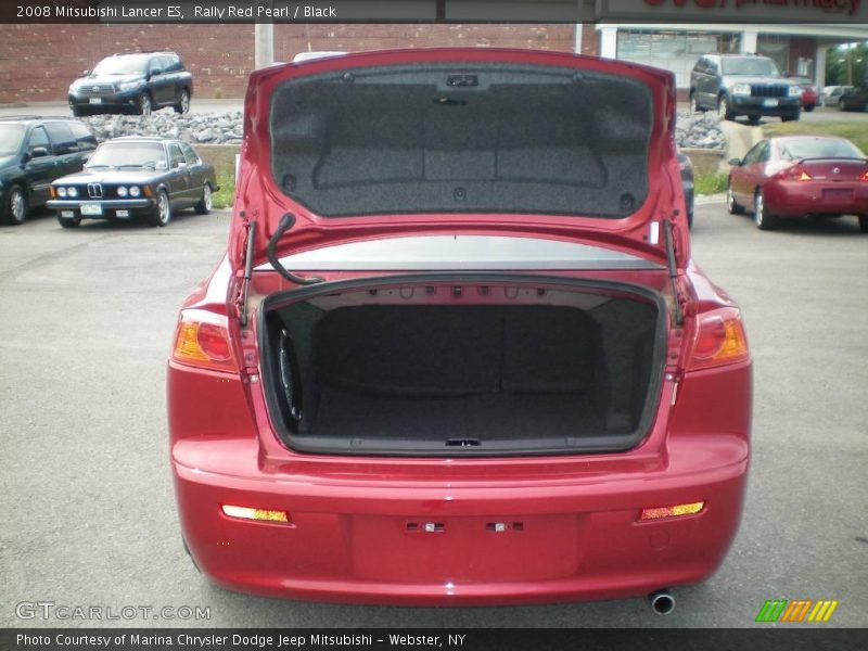 Rally Red Pearl / Black 2008 Mitsubishi Lancer ES