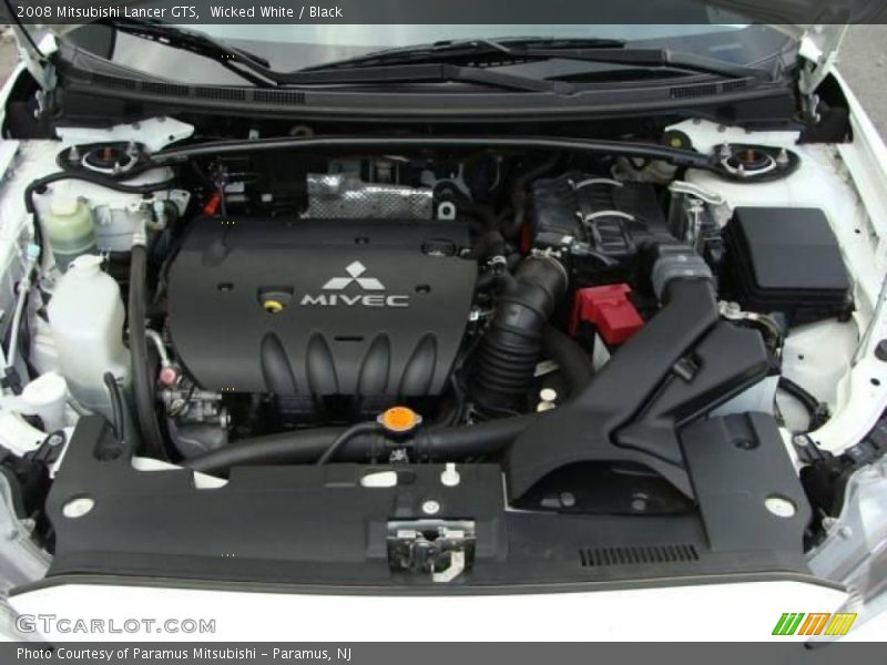 Wicked White / Black 2008 Mitsubishi Lancer GTS