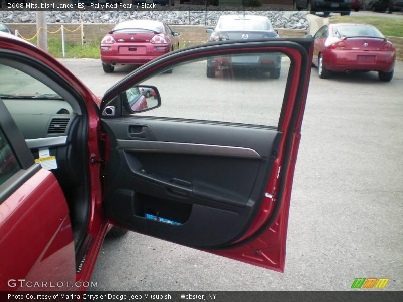 Rally Red Pearl / Black 2008 Mitsubishi Lancer ES