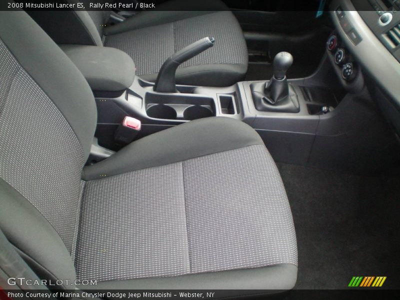 Rally Red Pearl / Black 2008 Mitsubishi Lancer ES