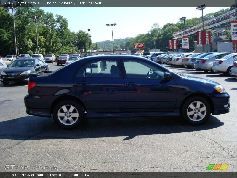 Indigo Ink Pearl / Dark Charcoal 2007 Toyota Corolla S