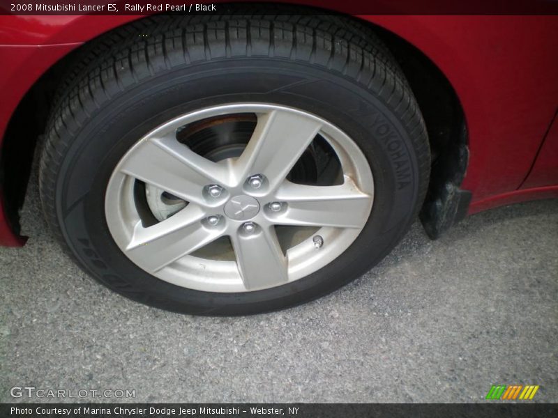 Rally Red Pearl / Black 2008 Mitsubishi Lancer ES