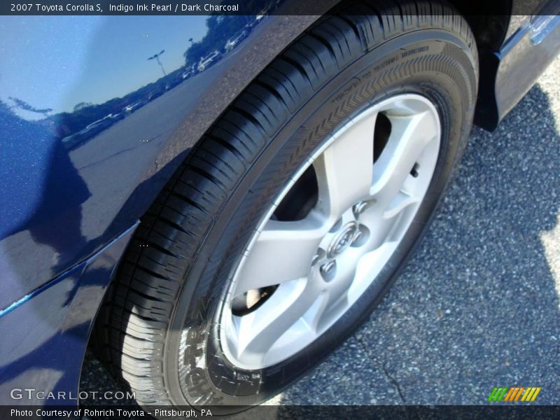 Indigo Ink Pearl / Dark Charcoal 2007 Toyota Corolla S