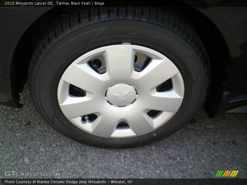 Tarmac Black Pearl / Beige 2010 Mitsubishi Lancer DE