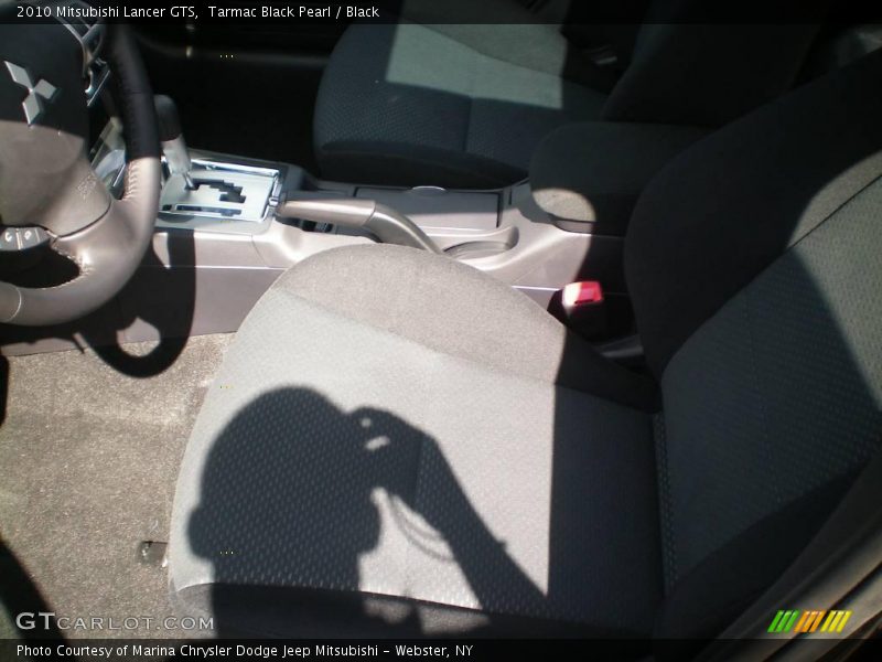Tarmac Black Pearl / Black 2010 Mitsubishi Lancer GTS
