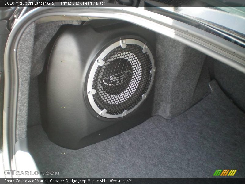 Tarmac Black Pearl / Black 2010 Mitsubishi Lancer GTS