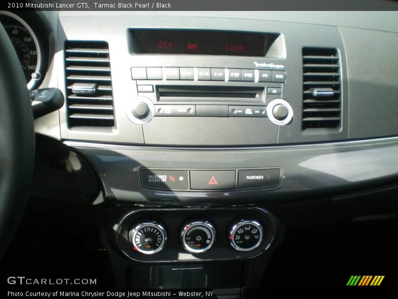 Tarmac Black Pearl / Black 2010 Mitsubishi Lancer GTS