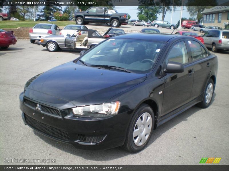 Tarmac Black Pearl / Black 2010 Mitsubishi Lancer DE