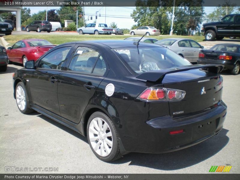 Tarmac Black Pearl / Black 2010 Mitsubishi Lancer GTS