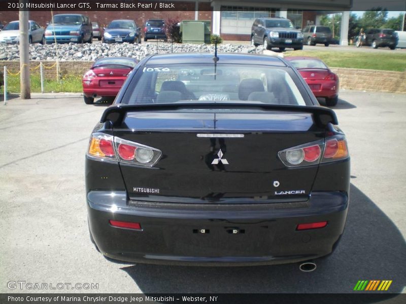 Tarmac Black Pearl / Black 2010 Mitsubishi Lancer GTS