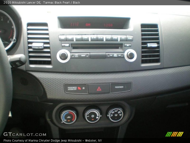 Tarmac Black Pearl / Black 2010 Mitsubishi Lancer DE