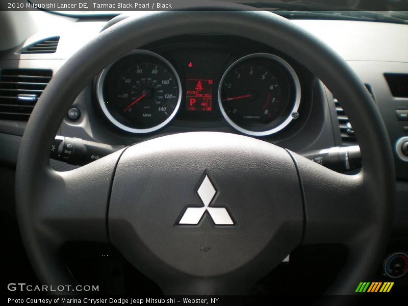 Tarmac Black Pearl / Black 2010 Mitsubishi Lancer DE