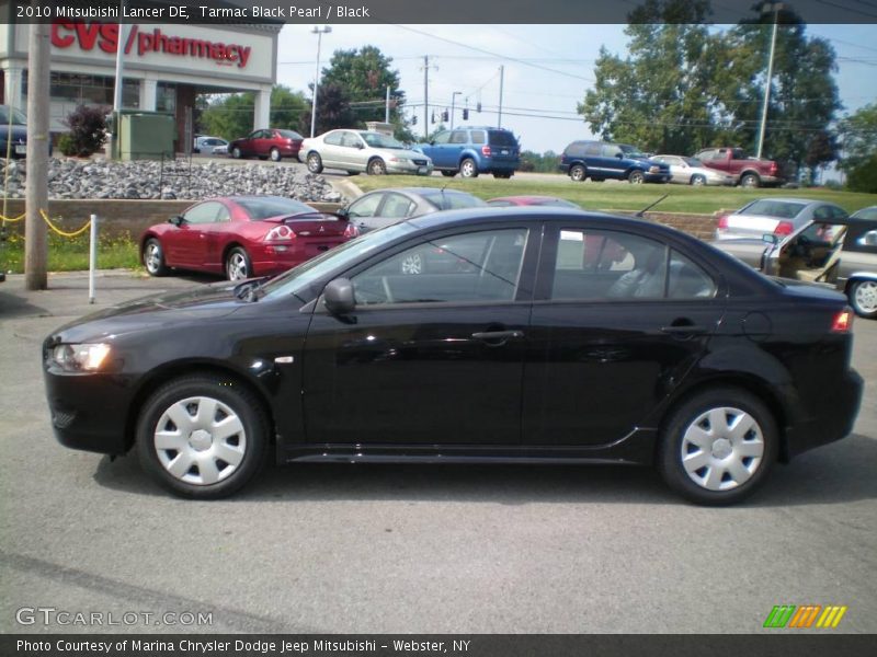 Tarmac Black Pearl / Black 2010 Mitsubishi Lancer DE