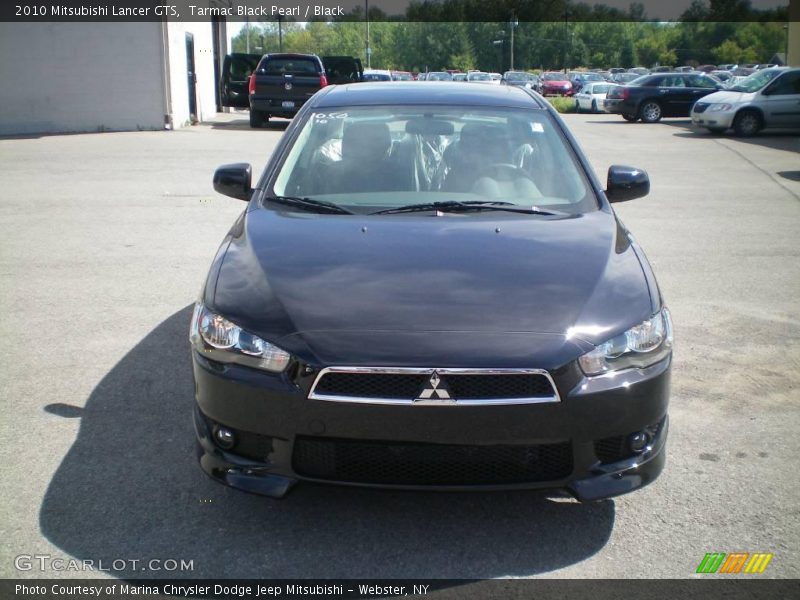 Tarmac Black Pearl / Black 2010 Mitsubishi Lancer GTS