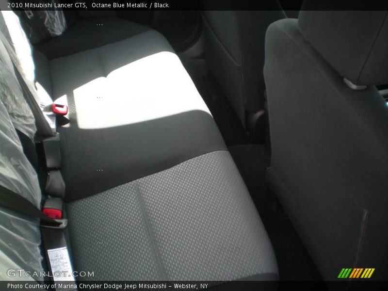 Octane Blue Metallic / Black 2010 Mitsubishi Lancer GTS
