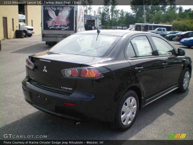 Tarmac Black Pearl / Black 2010 Mitsubishi Lancer DE