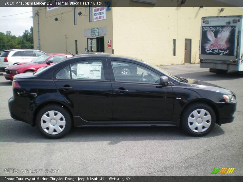 Tarmac Black Pearl / Black 2010 Mitsubishi Lancer DE