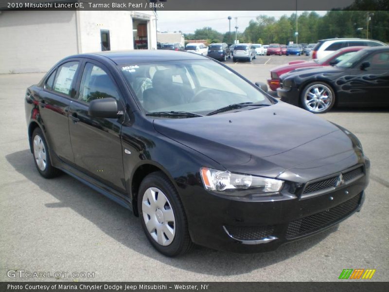 Tarmac Black Pearl / Black 2010 Mitsubishi Lancer DE