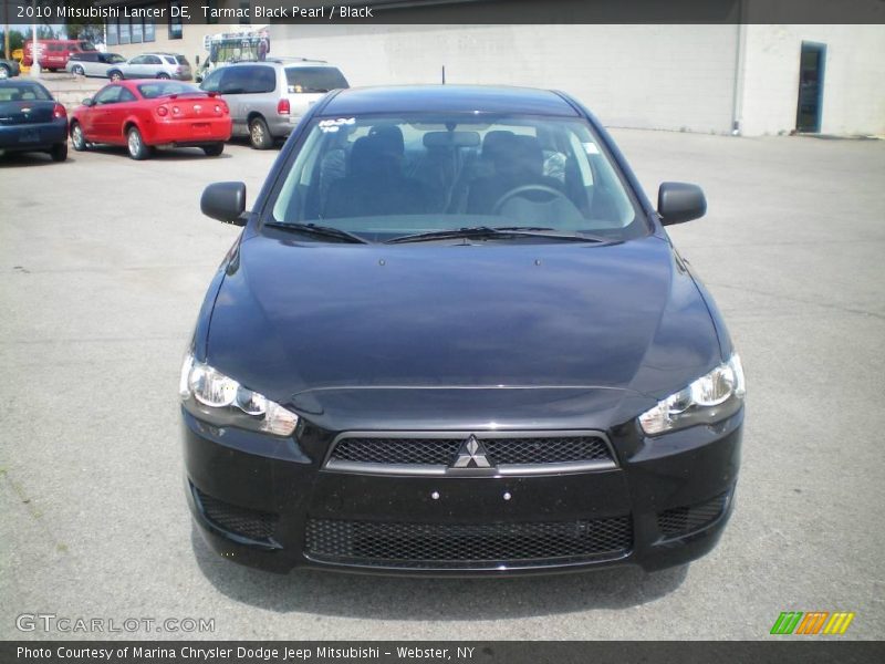 Tarmac Black Pearl / Black 2010 Mitsubishi Lancer DE