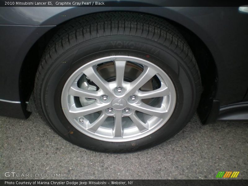 Graphite Gray Pearl / Black 2010 Mitsubishi Lancer ES