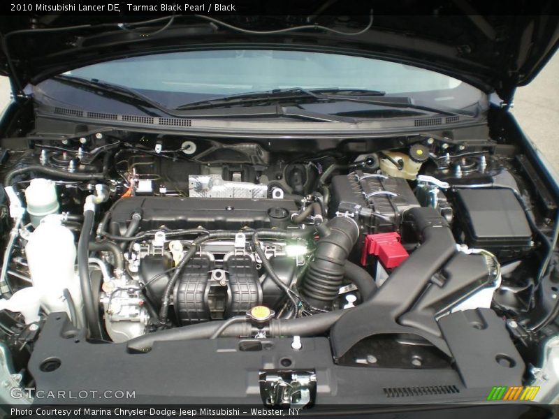 Tarmac Black Pearl / Black 2010 Mitsubishi Lancer DE