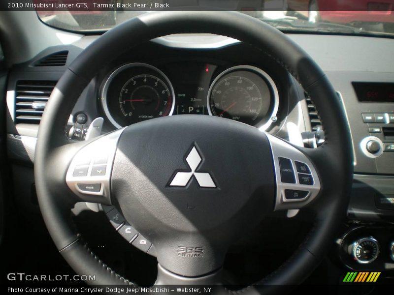 Tarmac Black Pearl / Black 2010 Mitsubishi Lancer GTS