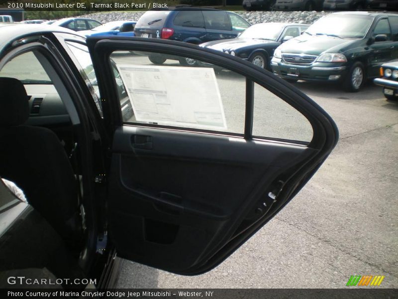 Tarmac Black Pearl / Black 2010 Mitsubishi Lancer DE