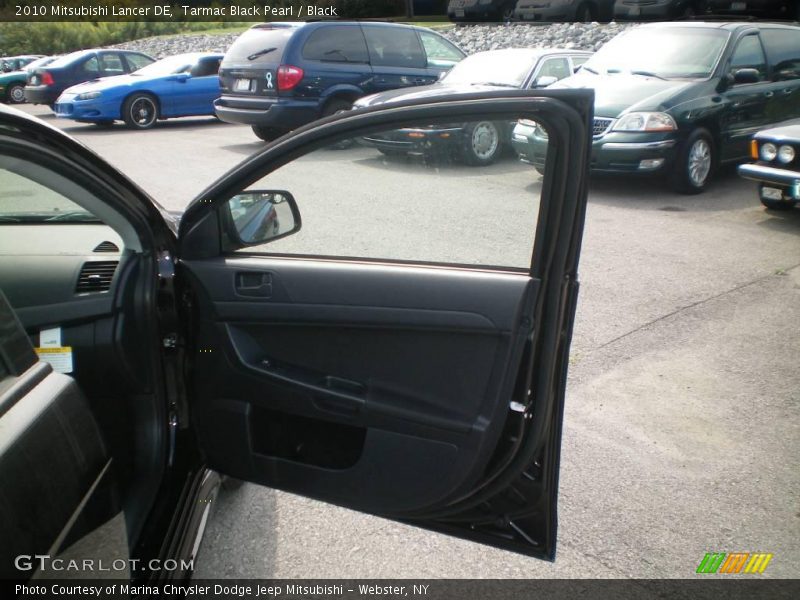 Tarmac Black Pearl / Black 2010 Mitsubishi Lancer DE