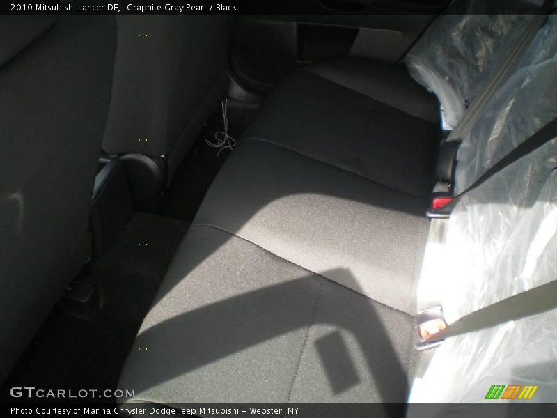 Graphite Gray Pearl / Black 2010 Mitsubishi Lancer DE