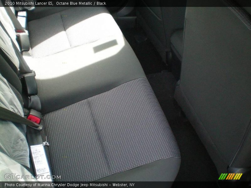 Octane Blue Metallic / Black 2010 Mitsubishi Lancer ES