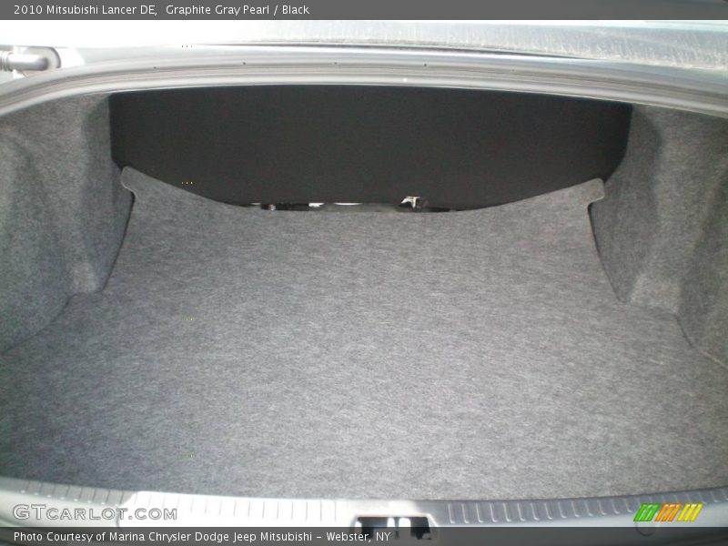 Graphite Gray Pearl / Black 2010 Mitsubishi Lancer DE