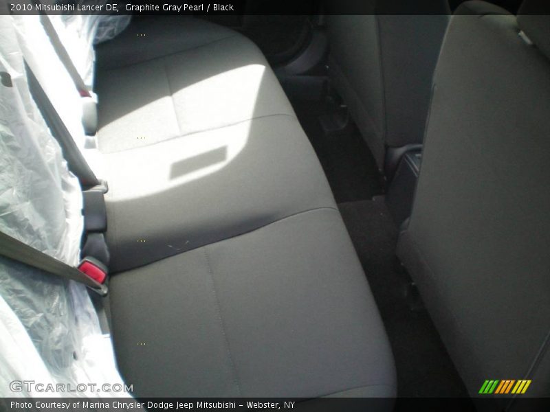 Graphite Gray Pearl / Black 2010 Mitsubishi Lancer DE