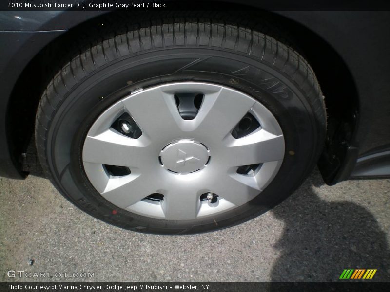 Graphite Gray Pearl / Black 2010 Mitsubishi Lancer DE
