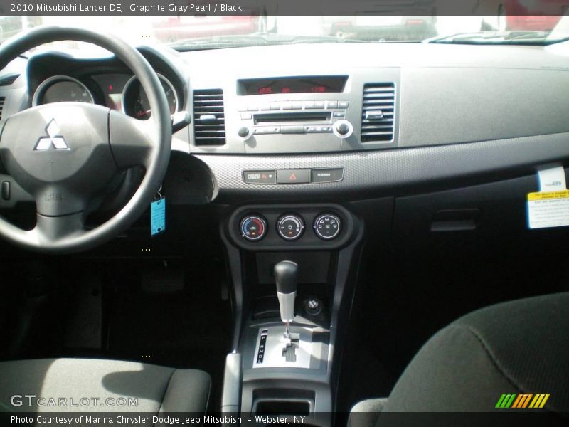 Graphite Gray Pearl / Black 2010 Mitsubishi Lancer DE