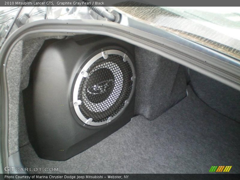 Graphite Gray Pearl / Black 2010 Mitsubishi Lancer GTS