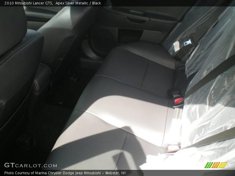 Apex Silver Metallic / Black 2010 Mitsubishi Lancer GTS