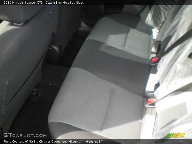 Octane Blue Metallic / Black 2010 Mitsubishi Lancer GTS