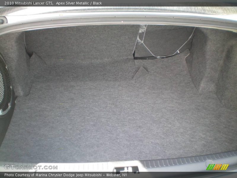 Apex Silver Metallic / Black 2010 Mitsubishi Lancer GTS